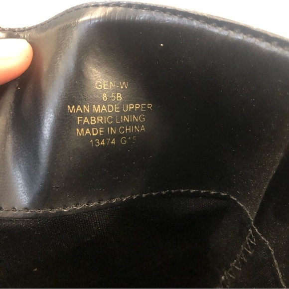 Chaps Ralph Lauren Black Riding Boots 8.5 Wide Leg - Picture 4 of 6